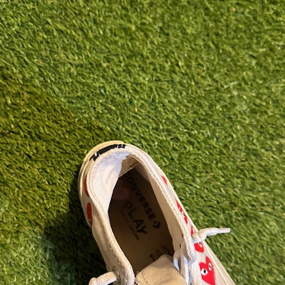 Comme Des Garcons X Converse All Star White High Top Sneakers - Picture 8 of 10